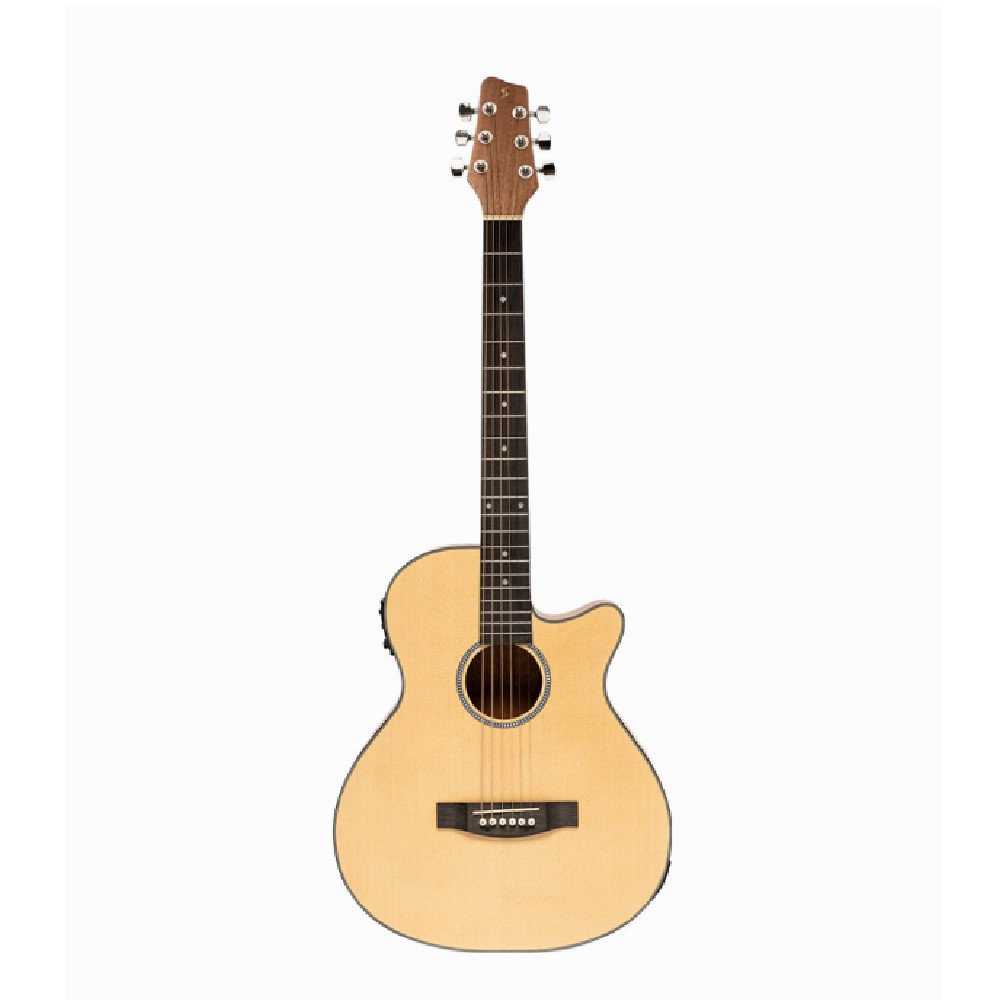 STAGG SA25ACE SPRUCE GUITARRA ELECTROACUSTICA 38" CUERDA METAL AUDITORIO NATURAL CLARO SA25ACESPRUCE