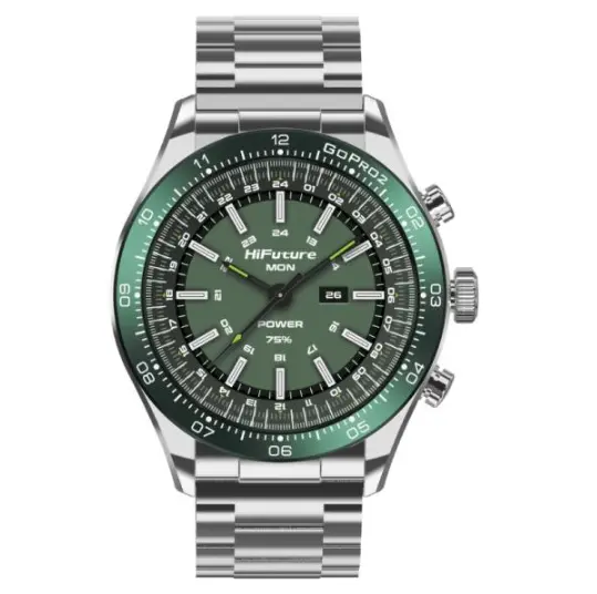 SmartWatch HiFuture Go Pro 2 45mm Plateado/Verde