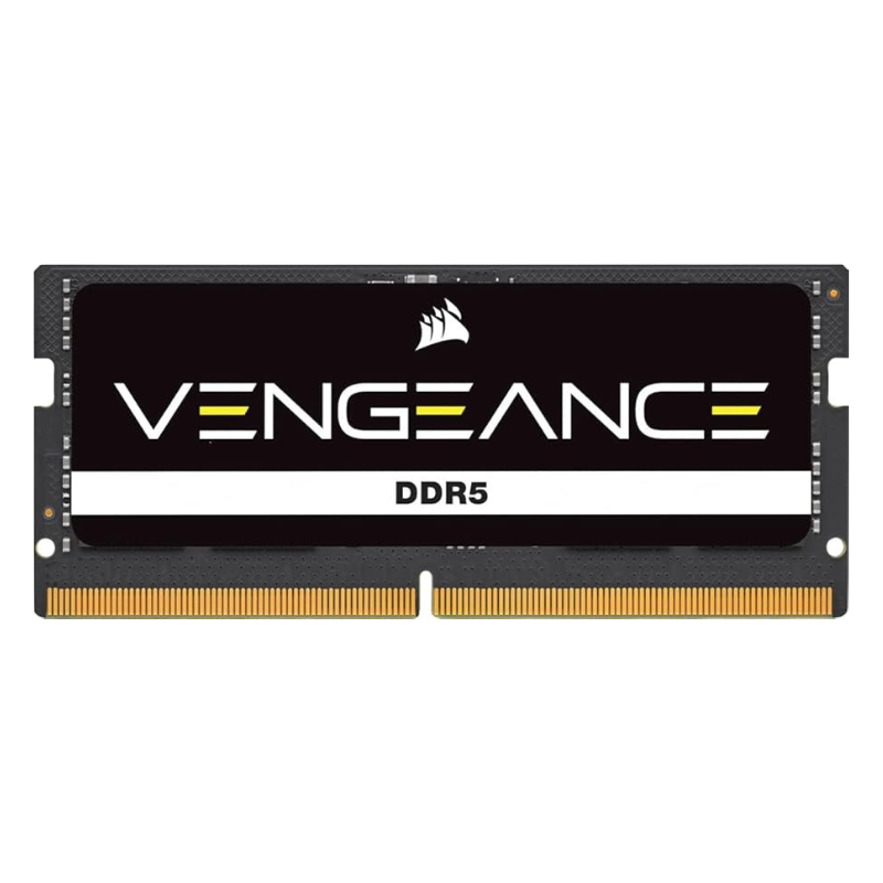 MEMORIA RAM PC 16GB CORSAIR VENGEANCE SODIMM DDR5 DDR5 SO-DIMM 5600 MT/S (PC5-44800) CL48 (48-48-48-90) 1.10V CMSX16GX5M1A5600C48