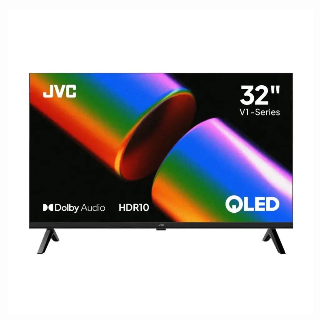 Pantalla JVC Smart TV 32” HD QLED 60Hz Google TV Negra LT-32KM1584
