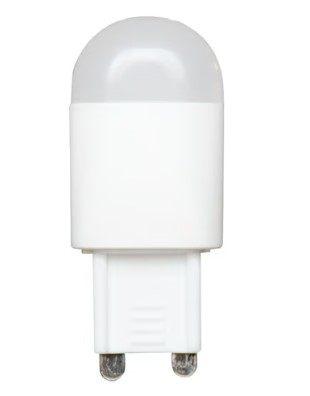 Foco G9 LED Ampolleta 2 W, Luz Cálida Brillante, Base G9, No atenuable