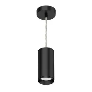 Luminario Focus Suspendido Led, uso Interior, 30W, 2800lm. 4000K, IRC 90, ángulo variable (20º, 36º y 60º). 100V-277V. Color: negro.