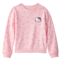 Abrigo suave rosada con diseño Hello Kitty