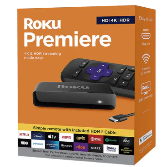 Dispositivo de Streaming Roku Premiere 4K