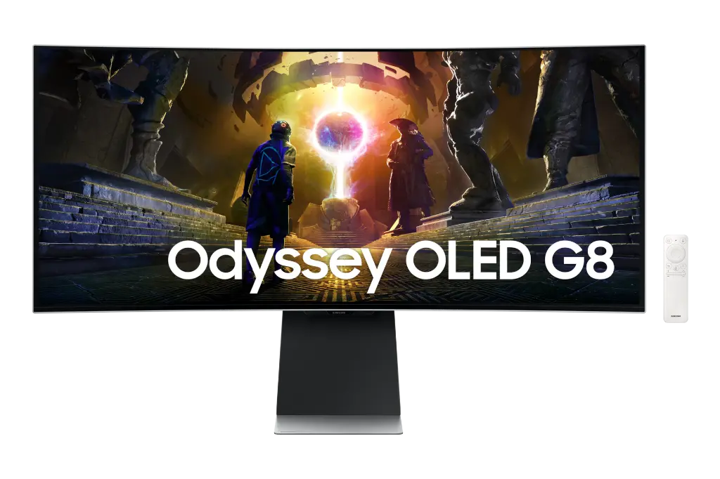 Monitor Samsung Odyssey G8 G85SD 34″ UWQHD OLED Curvo DP/HDMI/USB-A 175Hz 0.03ms Tizen Negro LS34DG856SNXZA