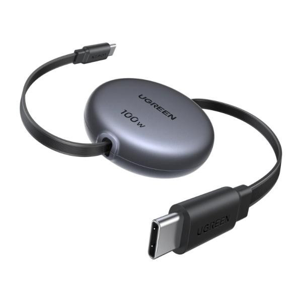 CABLE RETRACTIL UGREEN L531 USB-C A USB-C L531 100W 1M 65905