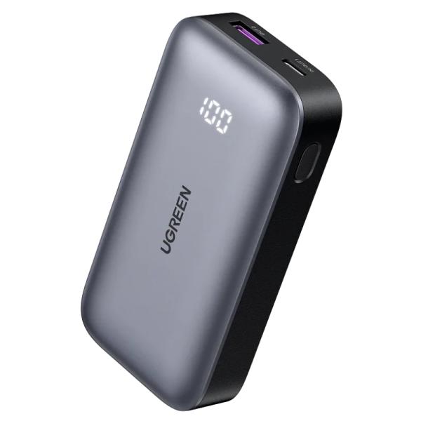 POWER BANK UGREEN PB502 1C1A 10000MAH USB-C / USB-A LED CARGA RÁPIDA 30W 25185