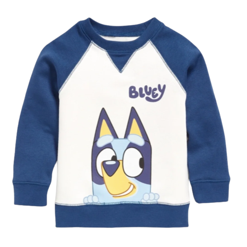 Pullover Bluey manga larga para niño