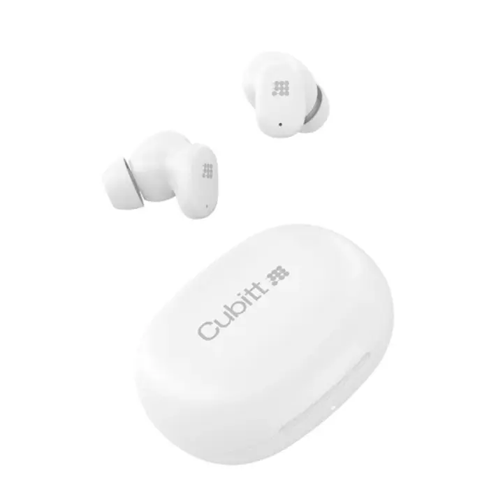 Audífonos Inalámbricos Cubitt Power Blanco CT-PWBUDS7