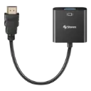 Convertidor Steren VGA a HDMI/Aux 3.5mm Negro 208-151