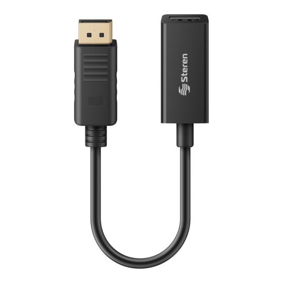 ADAPTADOR Steren DISPLAY PORT A HDMI P/SALIDA DE VIDEO 506-450