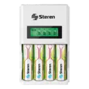 CARGADOR INTELIGENTE Steren D/BAT AA/AAA C/4 PILAS AA CRG-200