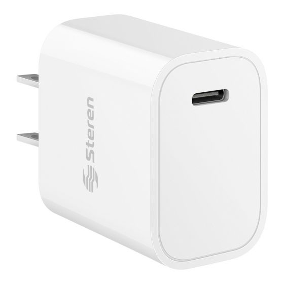 CARGADOR Steren USB C POWER DELIVERY 20 W ELI-755