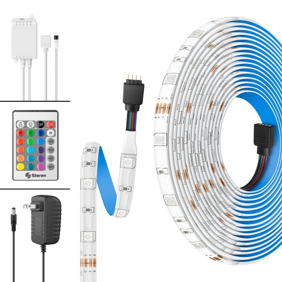 KIT TIRA LED RGB PARA INTERIOR 5M MODLED-KIT/5