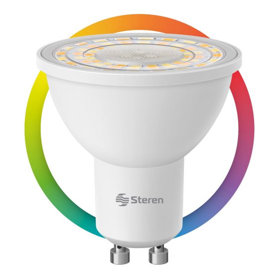FOCO LED DICROICO 5W WIFI RGB SHOME-121