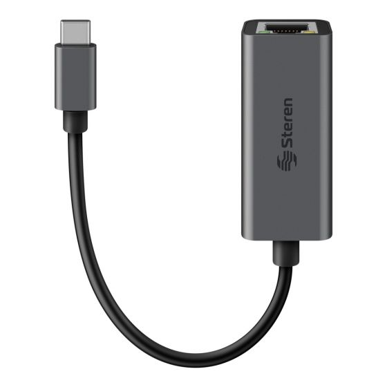 ADAPTADOR Steren USB C A ETHERNET USB-473