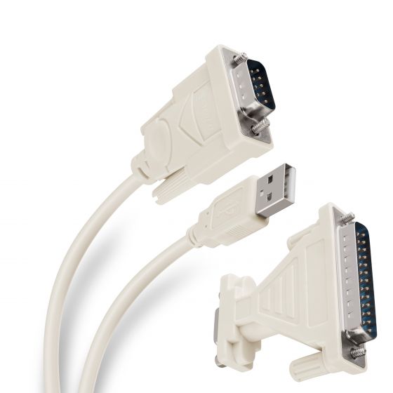 ADAPTADOR Steren USB A SERIAL DB9 DE 1.8M C/SOFTWARE USB-SER