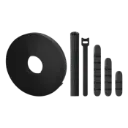 Kit Organizador de Cables Steren 5mts Velcro Negro 400-180