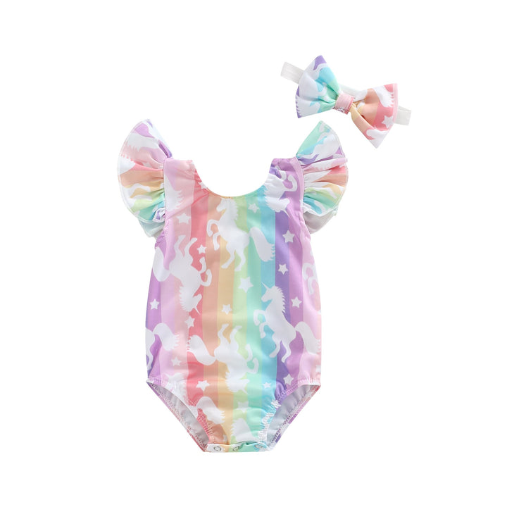 Vestido de baño 80 unicornio-3C3 SWS78YU8