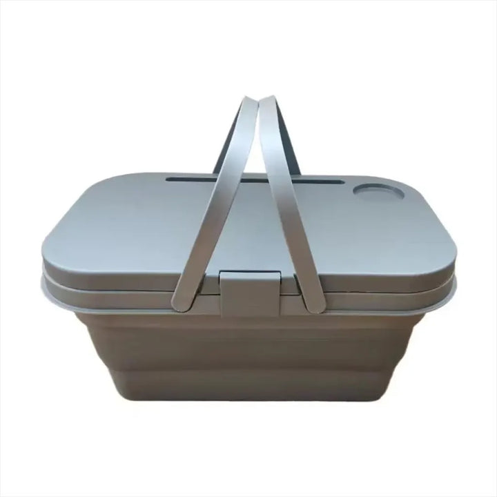 Hielera cesta plegable gris EUHPG