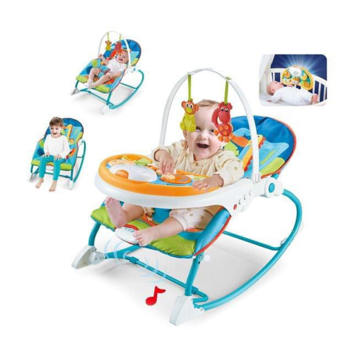 Silla Mecedora azul- 2D1 AJ027