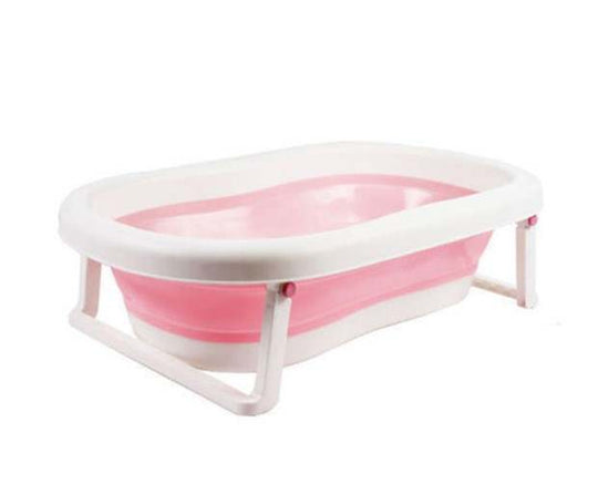 Tinas plegables con termómetro rosado FANRO