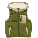 Chaleco acolchonado con gorro para bebito