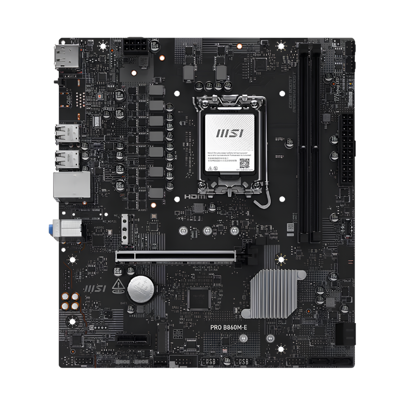 TARJETA MADRE MSI PRO B860M-E LGA 1851 MICRO-ATX DDR5 911-7E45-004