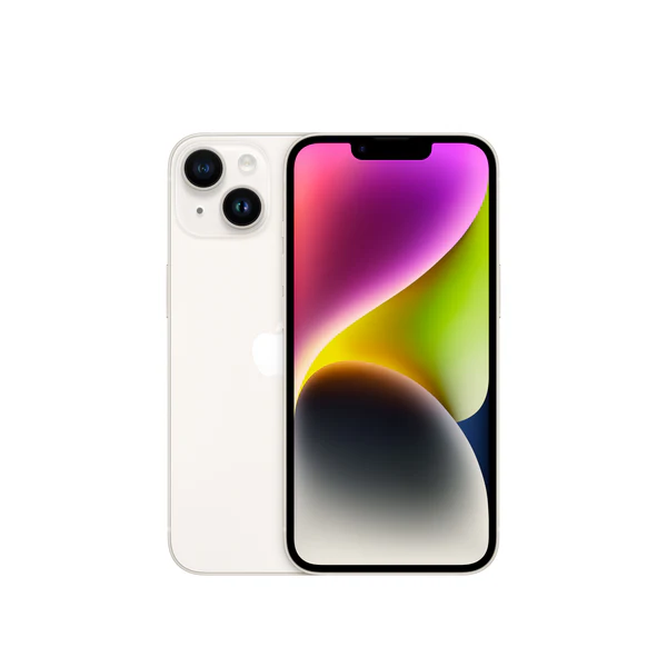 Celular Apple iPhone 14 5G 128GB 6GB-RAM Blanco MPUR3BE/A