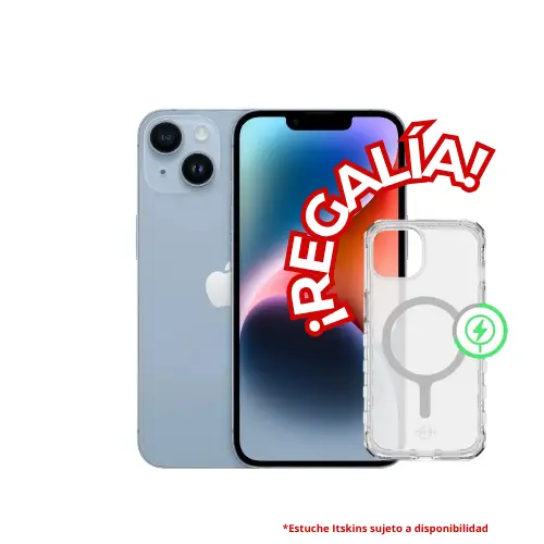 Celular Apple iPhone 14 5G 128GB 6GB-RAM Azul MPVN3QL/A
