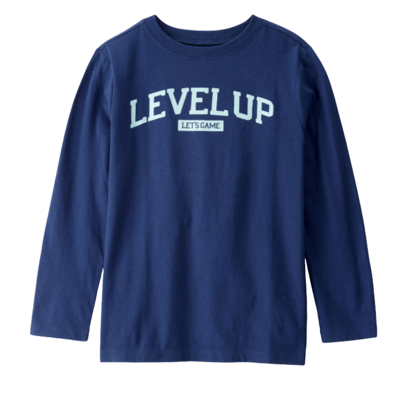 Camiseta de manga larga LEVEL UP para niño