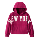 Abrigo con gorro New York para niña
