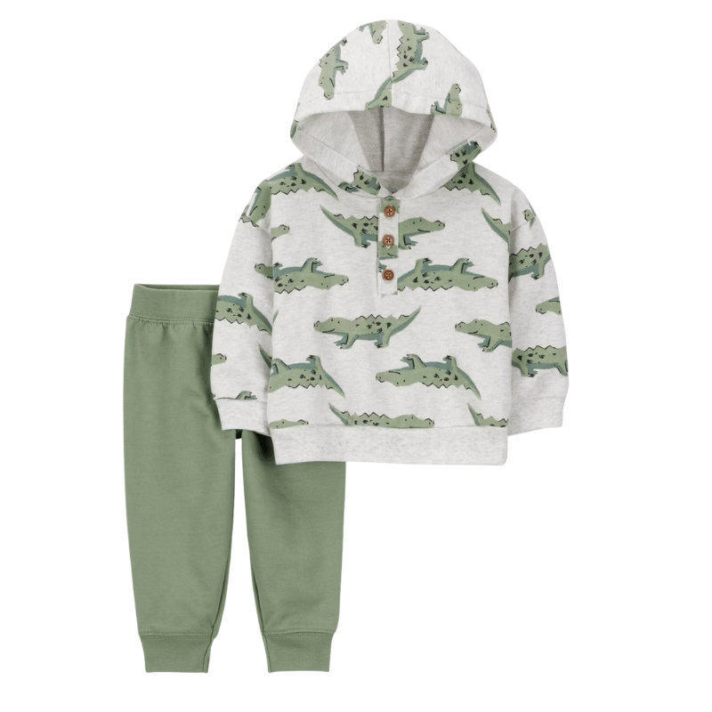 Conjunto 2 piezas deportivo de béisbol con pullover y pantalón para bebito