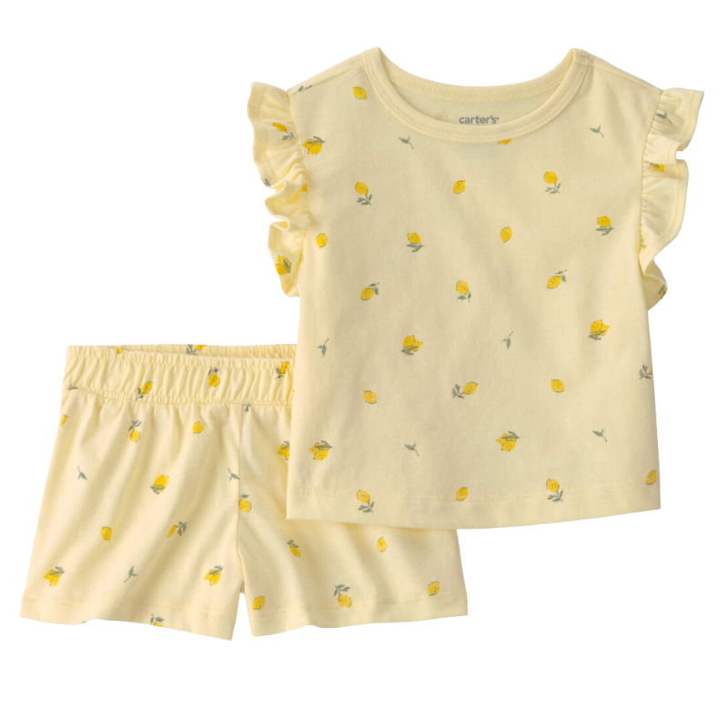 Conjunto 2 piezas estampado de limoncitos 🍋💛
