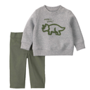 Conjunto con pullover de dinosaurio para bebito