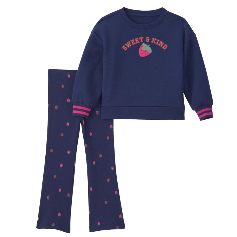 Conjunto 2 piezas Sweet & Kind de fresa para niña 🍓