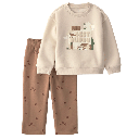 Conjunto de Bebito con Pullover y Pantalón – Mi Amigo Fiel 🐶🤎