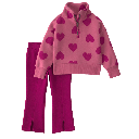 Conjunto de Niña 2 Piezas – Corazones ❤️