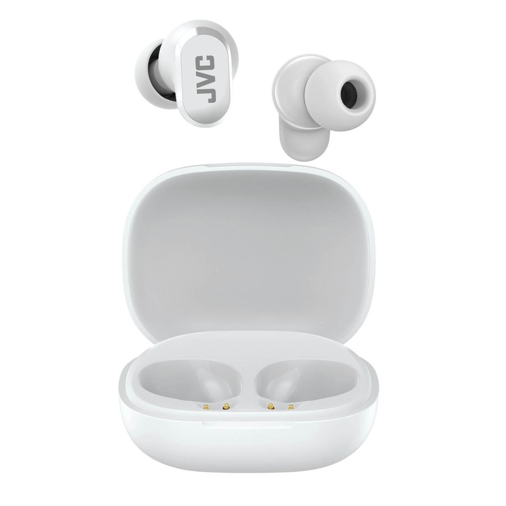 JVC audifonos inalambricos TWS 6.0 resistencia al agua IPX4, 28 hrs auto color blanco - HJ-KRXT040W6