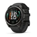 SmartWatch Garmin Fenix 9 47mm Carbon Gray DLC Titanium with Black Silicone Band 010-04762-10