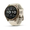 SmartWatch Garmin Fenix 9 Pro 43mm Autumn Gold Titanium with Cream/French Gray Silicone Band 010-04335-25