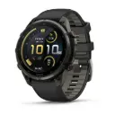 SmartWatch Garmin Fenix 9 Pro inReach 47mm Carbon Gray DLC Titanium with Black/Pebble Gray Silicone Band 010-04336-10