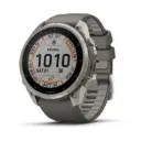 SmartWatch Garmin Fenix 9 Pro Solar inReach 51mm Titanium with Pebble Gray/Silver Gray Silicone Band 010-04339-00