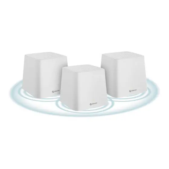 SISTEMA WI-FI MESH STEREN ROUTER Y DOS SATELIT MESH-300