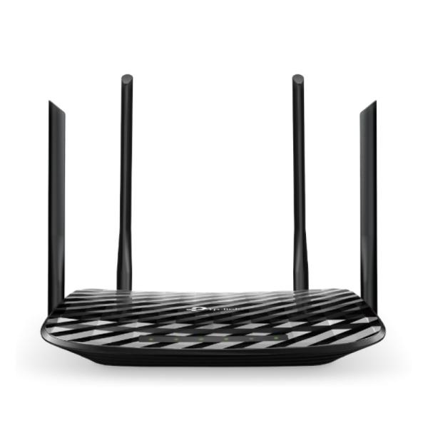 ROUTER TP-LINK ARCHER C6 2.4 / 5 GHZ AC1200 4 LAN GIGABIT / 1 WAN GIGABIT WI-FI 5 / MU-MIMO