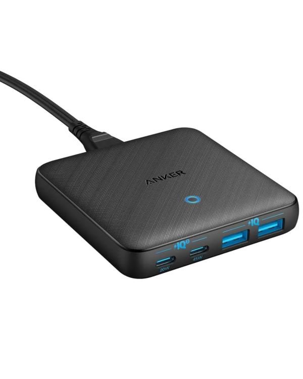 Cargador Anker PowerPort Atom III 65W Slim, Negro