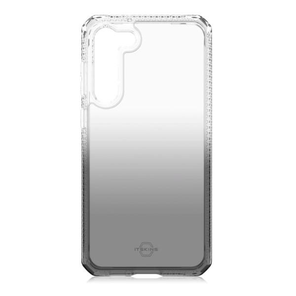 Funda ITSKINS Hybrid R Ombre para Samsung Galaxy S23, Gris humo