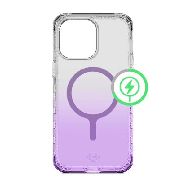 Funda ITSKINS Supreme R Spark para iPhone 14 Pro Max con MagSafe, Lila