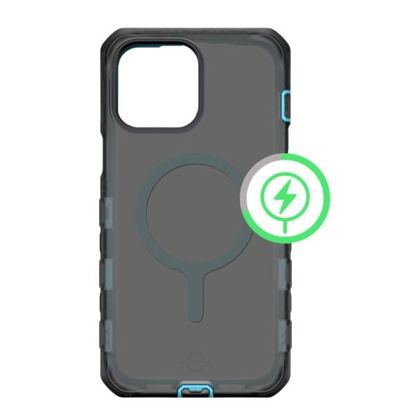 Funda ITSKINS Vault R Frost para iPhone 14 Pro con MagSafe, Negro