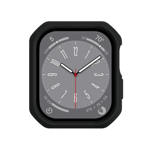 Protector ITSKINS Hybrid R 360 para Apple Watch 8/7 45 mm, Negro